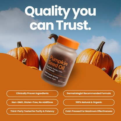 Pumpkin Seed Oil Soft Capsules Dietary Supplement